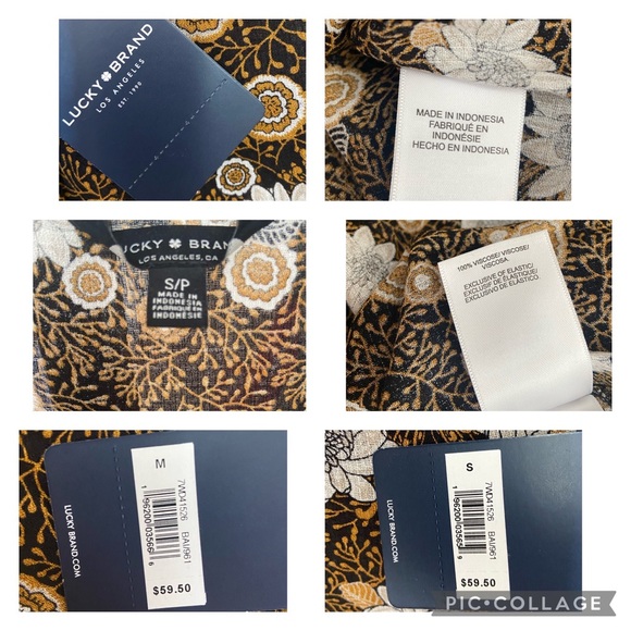 NWT Lucky Brand Blouse ~ SMALL - Picture 15 of 16